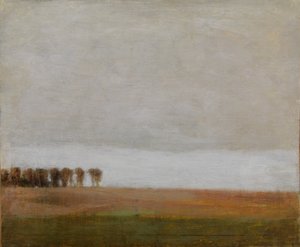 View of Jægersborg Allé. Gentofte, North of Copenhagen af Vilhelm Hammershøi