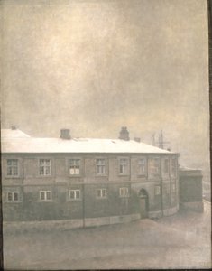 En fløj af Christiansborg Slot af Vilhelm Hammershøi