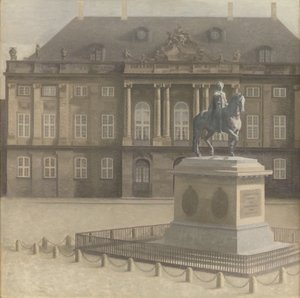 Amalienborg Square, Copenhagen af Vilhelm Hammershøi