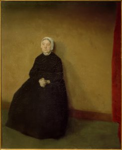 En gammel kvinde af Vilhelm Hammershoi