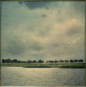 Gentofte See af Vilhelm Hammershoi
