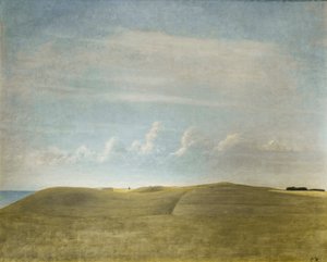 Landskab (udsigt over Refsnæs) af Vilhelm Hammershoi