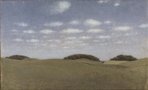 Landskab, set fra Lejre af Vilhelm Hammershøi