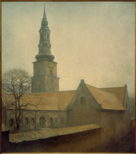 Petri Kirke af Vilhelm Hammershoi
