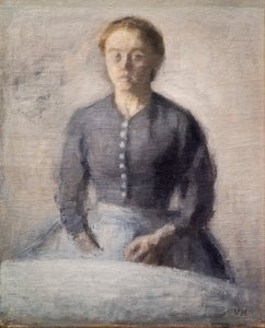 Portræt af Ida af Vilhelm Hammershoi