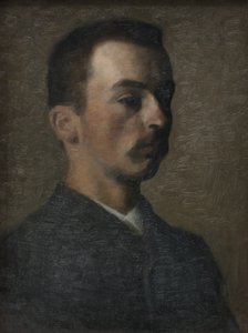 Selvportræt af Vilhelm Hammershøi