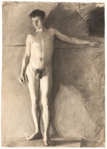 Stående mandlig model