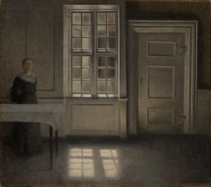 Strandgade, Sunshine af Vilhelm Hammershøi