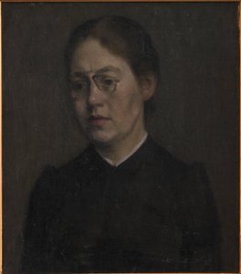 Maleren Elisabeth Wandel af Vilhelm Hammershøi