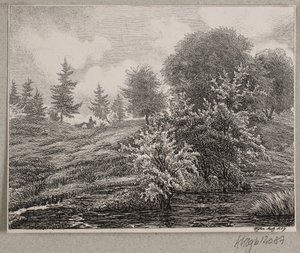 Bakker ved en mose af Vilhelm Kyhn