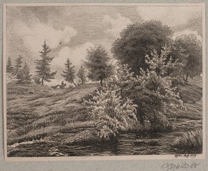 Bakker ved en mose af Vilhelm Kyhn