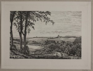 Eftermiddagslandskab, Sjælland af Vilhelm Kyhn
