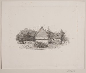Et bondehus af Vilhelm Kyhn