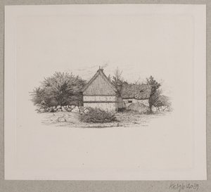 Et bondehus af Vilhelm Kyhn