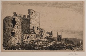 Hammershus på Bornholm af Vilhelm Kyhn