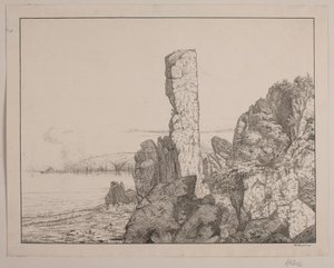 Klippekyst på Bornholm af Vilhelm Kyhn