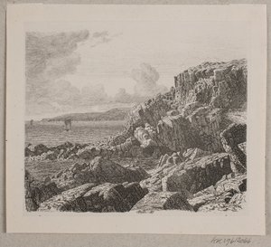 Kyststrækning fra Bornholm af Vilhelm Kyhn