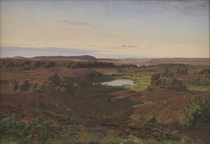 Landskab i Nordsjælland. Eftermiddag af Vilhelm Kyhn