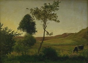 Landskab ved Hald henimod aften af Vilhelm Kyhn