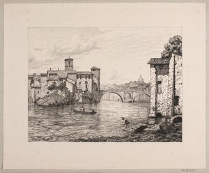 Forlad se Ponte Rotto i Rom af Vilhelm Kyhn