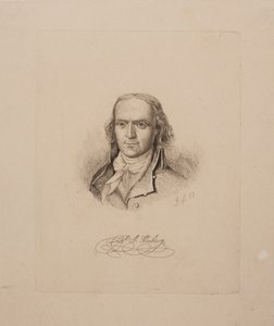 Portræt af P. A. Heiberg af Vilhelm Kyhn