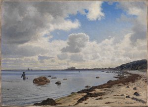 Sjællands nordkyst med udsigt til Kronborg