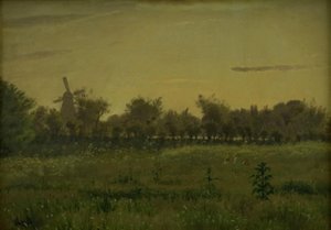 Engen ved Kunstnerhuset ved Farimagsvej uden for København af Vilhelm Kyhn