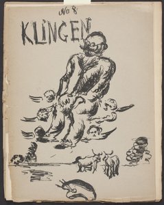 Forside til Klingen, Årg. III, nr. 8 af Vilhelm Lundstrøm