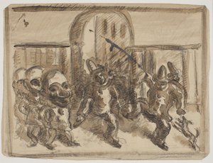 Karneval i Nice af Vilhelm Lundstrøm