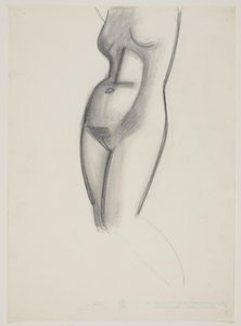 Kvindelig model, torso af Vilhelm Lundstrøm