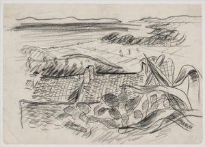 Landskab med agave af Vilhelm Lundstrøm
