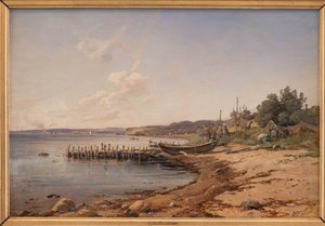 En Strand ved Øresund af Vilhelm Petersen