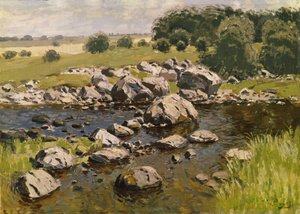 Landskab med sten, ca. 1910
