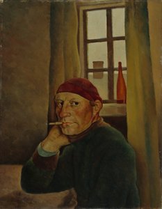 Selvportræt, 1933. af Vilho Lampi