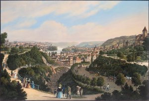New Town, Vysehrad og Smichov, ca. 1830.