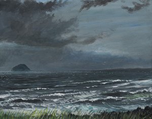 Approaching Storm, 2007, (akryl på lærredstavle) af Vincent Alexander Booth