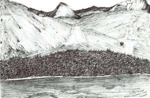Causey Pike, 2005 af Vincent Alexander Booth