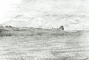 Duart slot fra en færge, 2007 af Vincent Alexander Booth