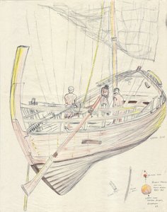 græsk skib; 1998 af Vincent Alexander Booth