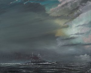 HMS Hood 1941, 2014, af Vincent Alexander Booth