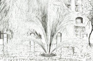 Manchester Fountain, 2005 af Vincent Alexander Booth