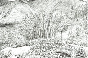 Gammel stenbro i sødistriktet, 2005 af Vincent Alexander Booth