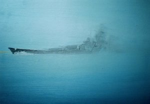 Scharnhorst i morgentåge Channel Dash 1942, 2014
