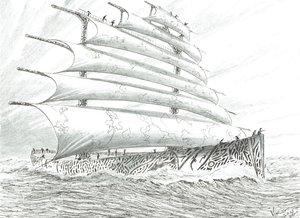 Storm Creators Cape Brett, 2022 af Vincent Alexander Booth