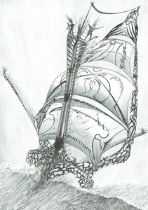 Storm Creators Sibuyan Sea, 2017, (Blæk på papir) af Vincent Alexander Booth