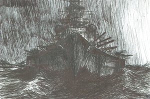 Tirpitz i hårdt vejr 1942, 2004 af Vincent Alexander Booth