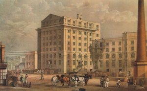 Sukkerraffinaderi i Leman Street, Stepney, London, 1851