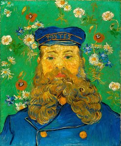 Portræt af Joseph Roulin, 1889. af Vincent van Gogh