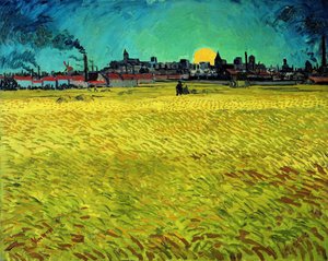 Sommeraften, 1888. af Vincent van Gogh