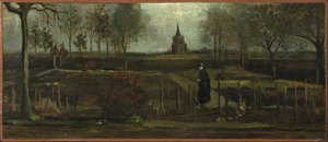 Præstegårdshaven i Nuenen i foråret 1884. af Vincent van Gogh